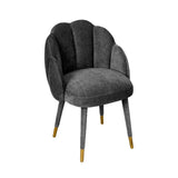 Liang & Eimil Mina Dining Chair in Sysley Chalk Velvet