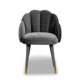 Mina Dining Chair  -  Sysley Chalk Velvet