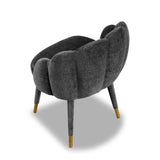 Mina Dining Chair  -  Sysley Chalk Velvet