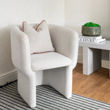 Tempus Dining Chair  -  Boucle Sand
