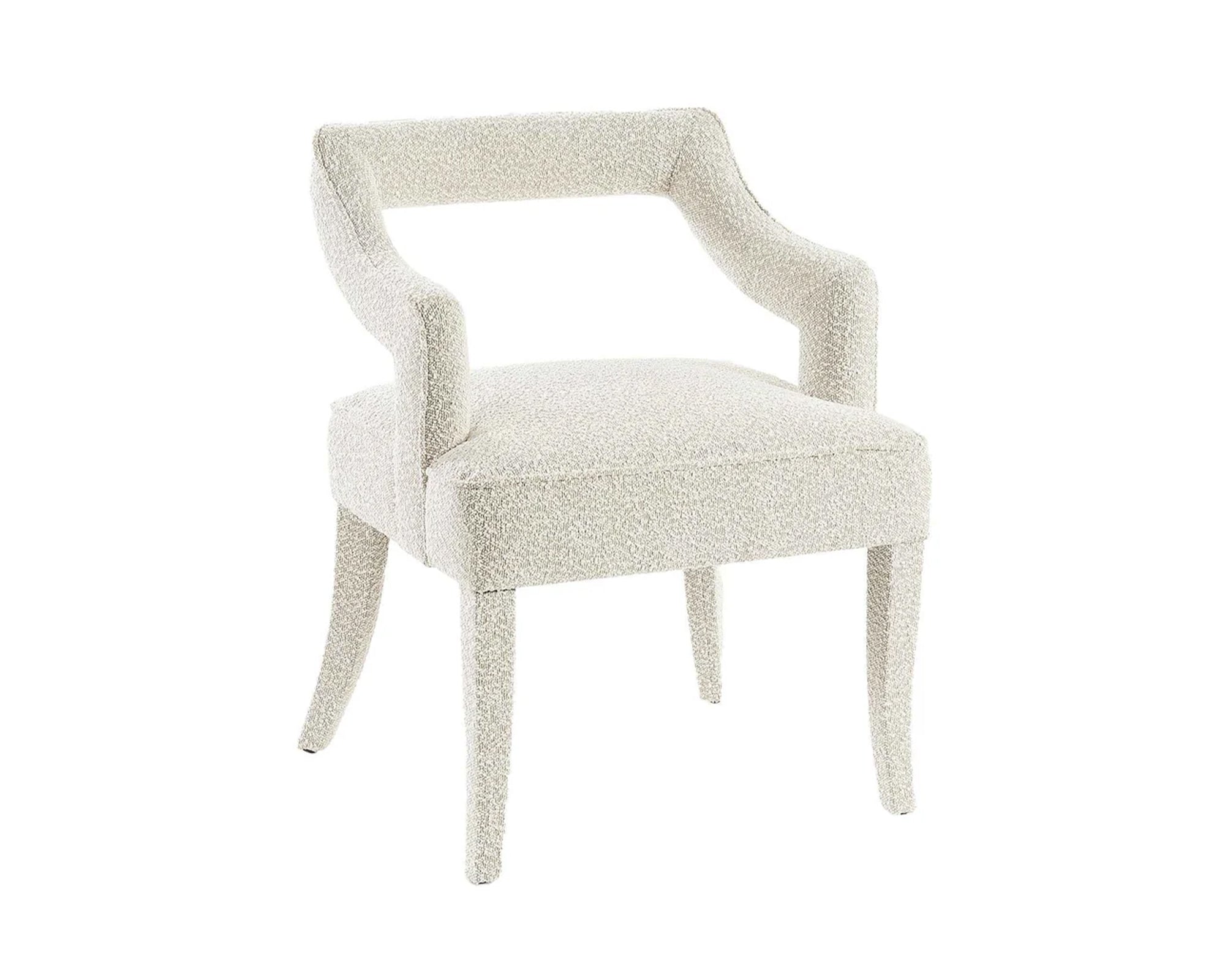 Liang & Eimil Calvin Dining Chair with Boucle Sand