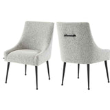 Liang & Eimil Cohen Dining Chair in Boucle Whisk Fabric