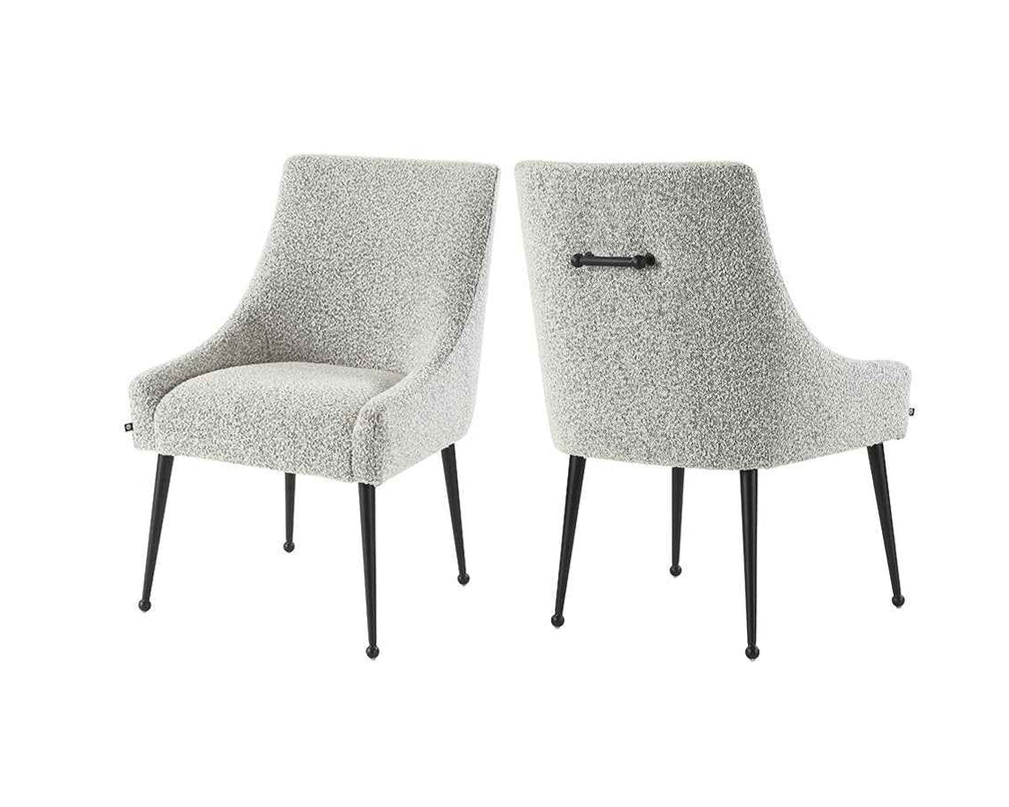 Liang & Eimil Cohen Dining Chair in Boucle Whisk Fabric