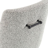 Cohen Dining Chair - Boucle Whisk/Matt Black