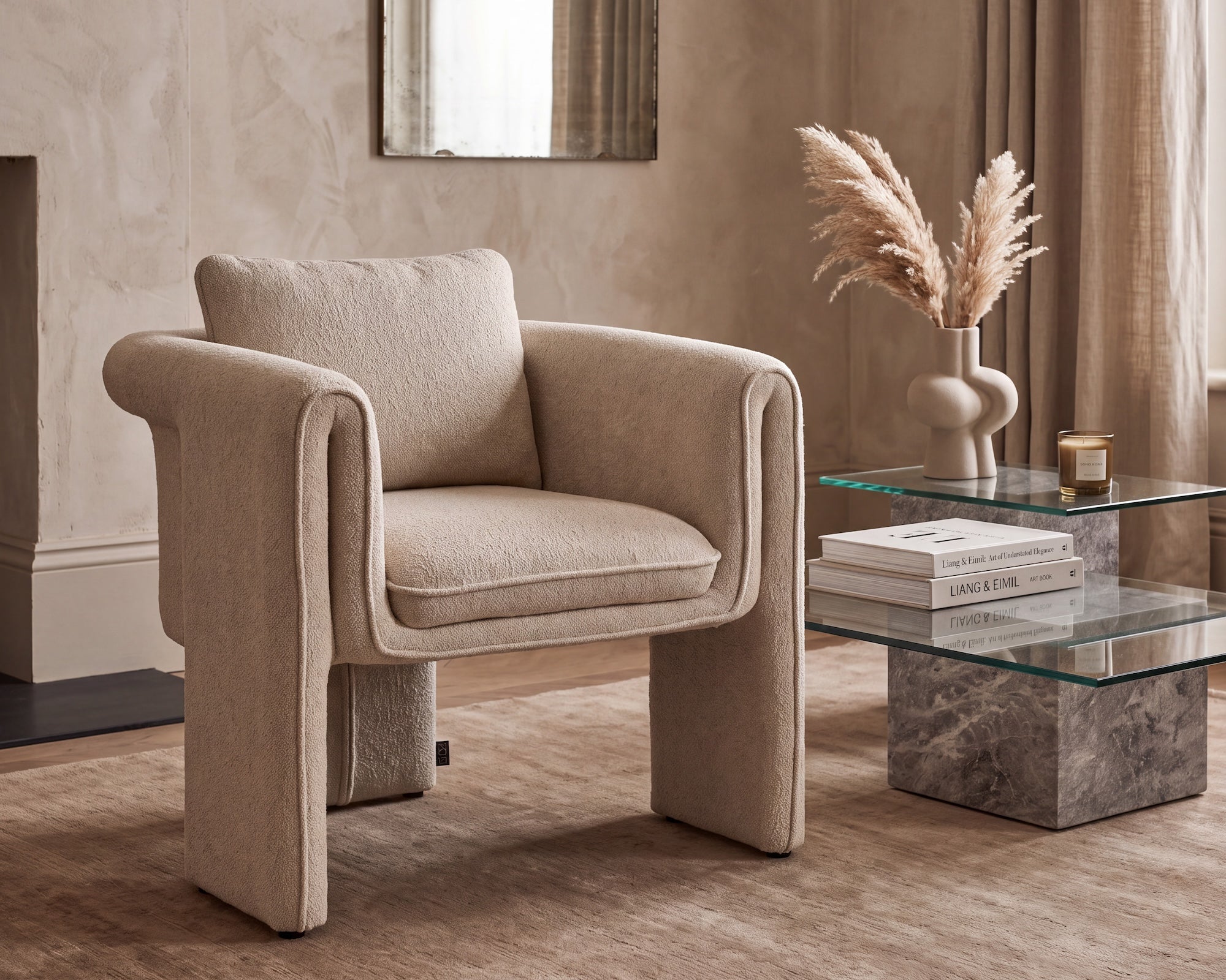 Liang & Eimil Bloom Occasional Chair – Lander Shade Chenille