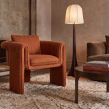 Liang & Eimil Bloom Occasional Chair – Lander Rust Chenille