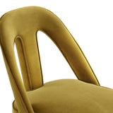 Pigalle Dining Chair  -  Kaster II Mustard Velvet