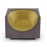 Era Occasional Chair  -  Kaster Slate & Mustard Velvet