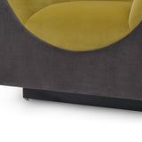 Era Occasional Chair  -  Kaster Slate & Mustard Velvet