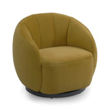 Liang & Eimil Bulpa Occasional Chair - Kaster Mustard Velvet