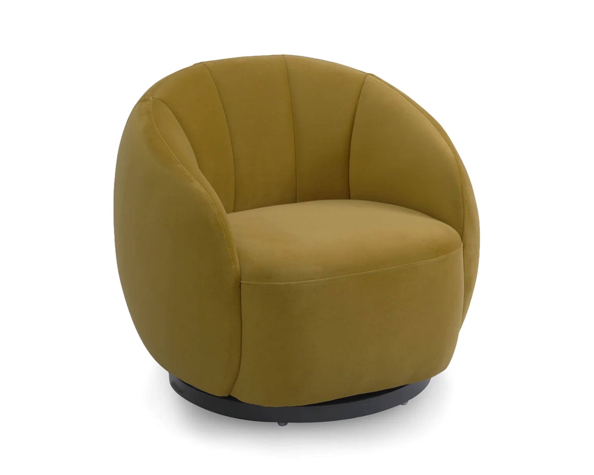 Liang & Eimil Bulpa Occasional Chair - Kaster Mustard Velvet