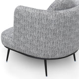 V Lux Occasional Chair  - Artesan Black/White