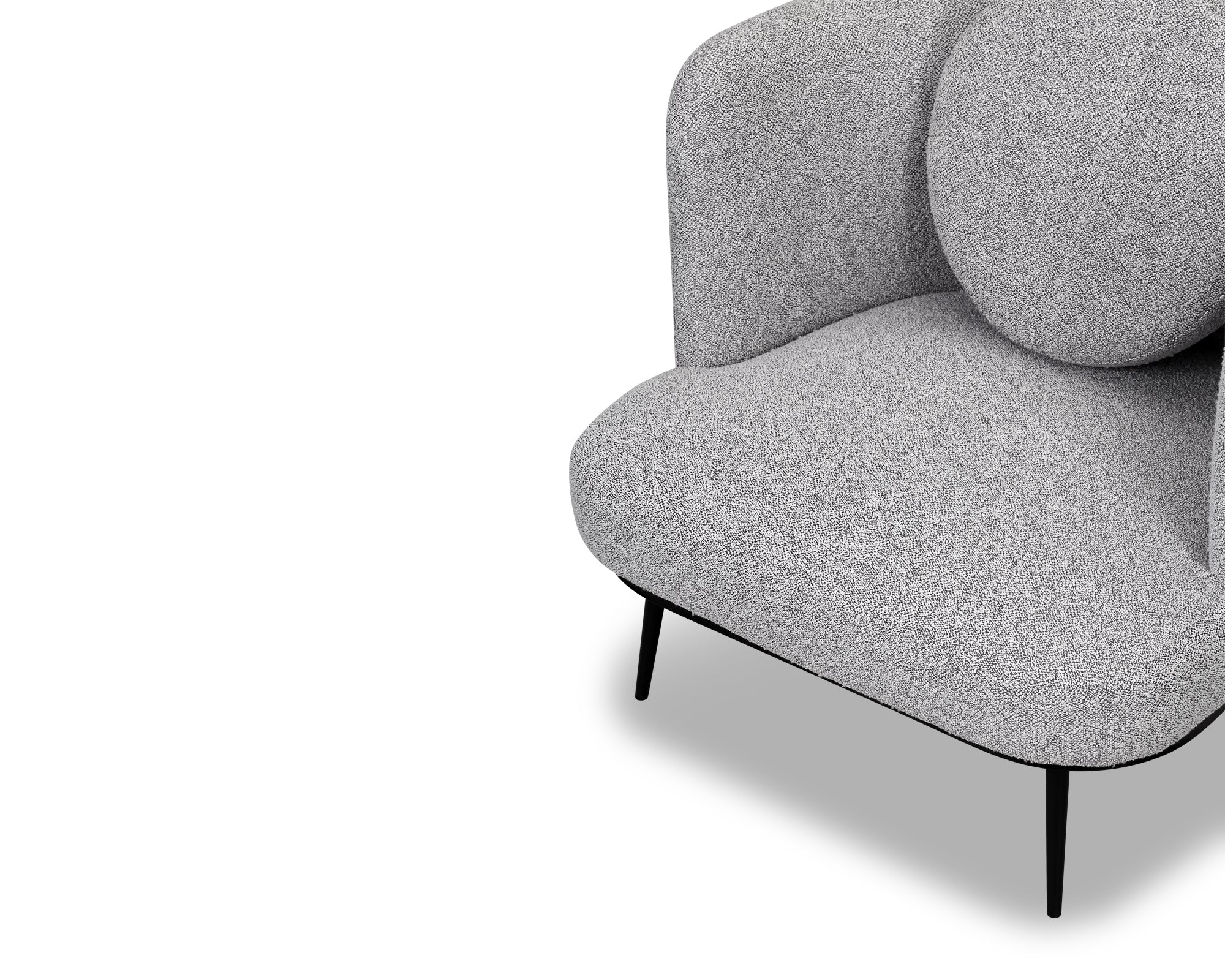 V Lux Occasional Chair  -  Kalpan Grey