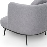 V Lux Occasional Chair  -  Boucle Graphic Grey