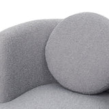 V Lux Occasional Chair  -  Boucle Graphic Grey