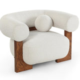 Liang & Eimil Epic Occasional Chair in Boucle Sand
