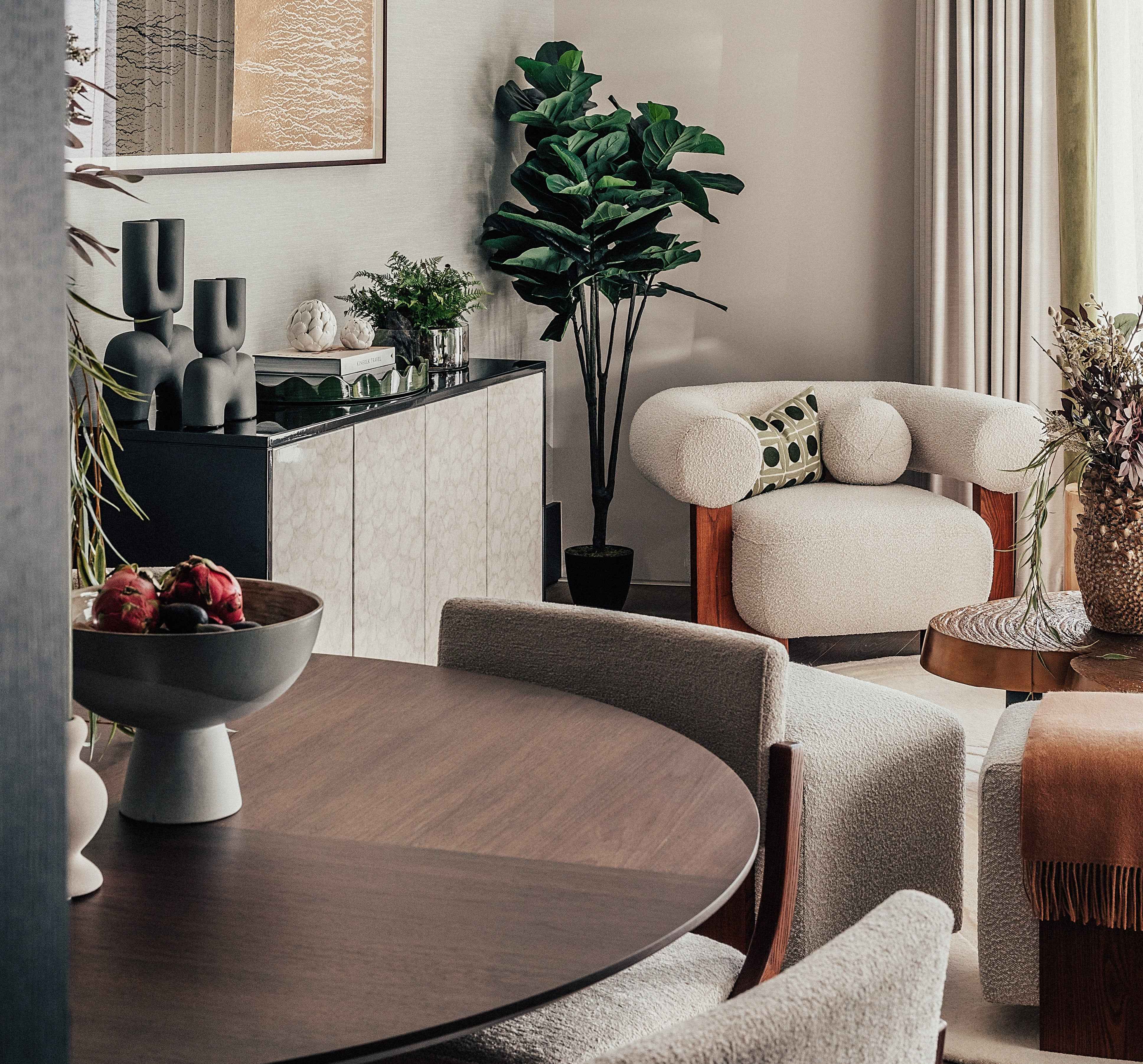 Liang & Eimil Epic Occasional Chair in Boucle Sand