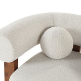 Epic Occasional Chair  -  Boucle Sand & Classic Brown