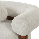 Epic Occasional Chair  -  Boucle Sand & Classic Brown