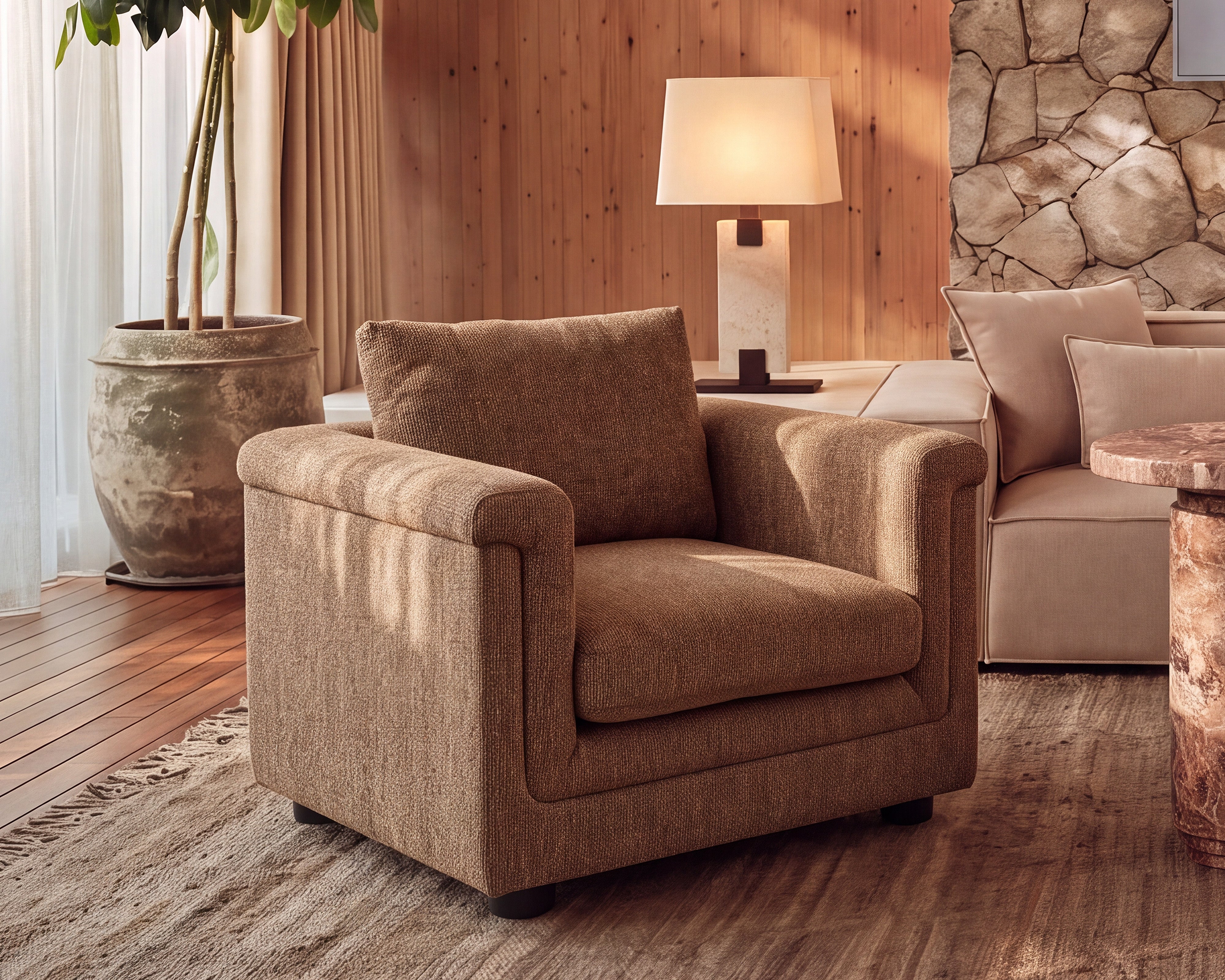 Liang & Eimil Delta Armchair – Bari Amber