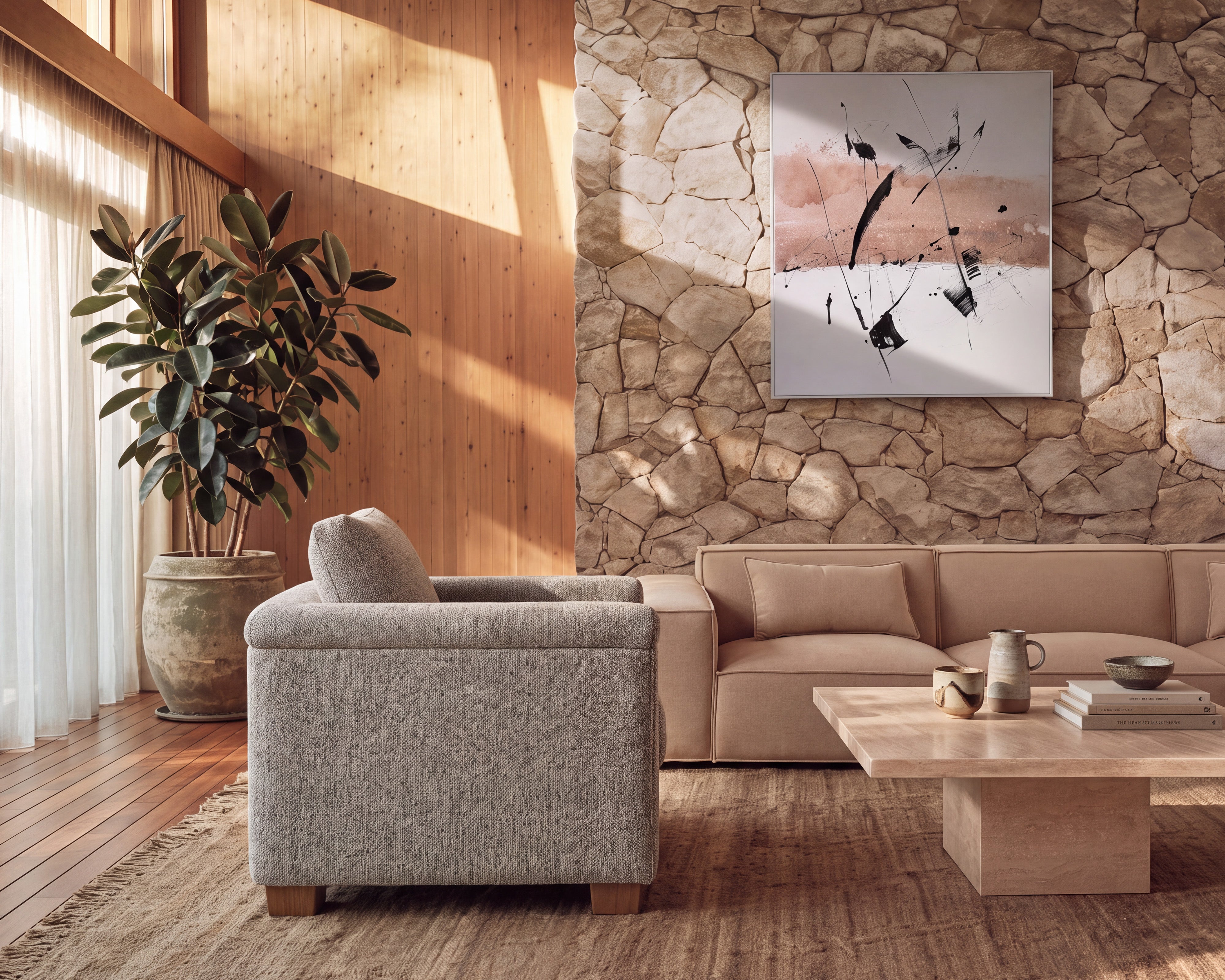 Liang & Eimil Delta Armchair – Colmer Silver Grain