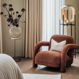 Liang & Eimil Osray Occasional Chair – Bari Chestnut Red