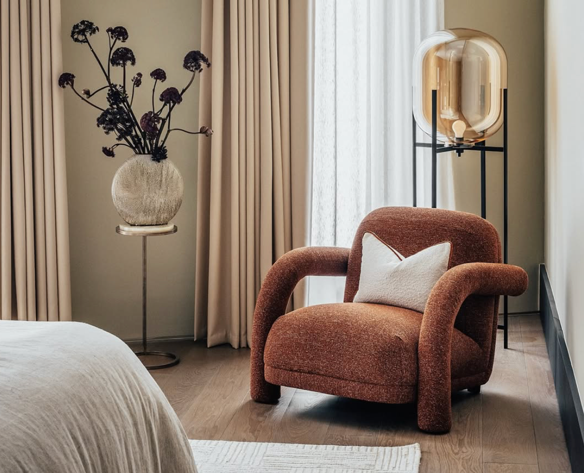 Liang & Eimil Osray Occasional Chair – Bari Chestnut Red