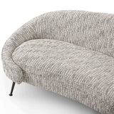Aspen Sofa  -  Sherpa Grey/Matt Black