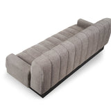 Keiron Sofa  -  Bennet Grey/Matt Black