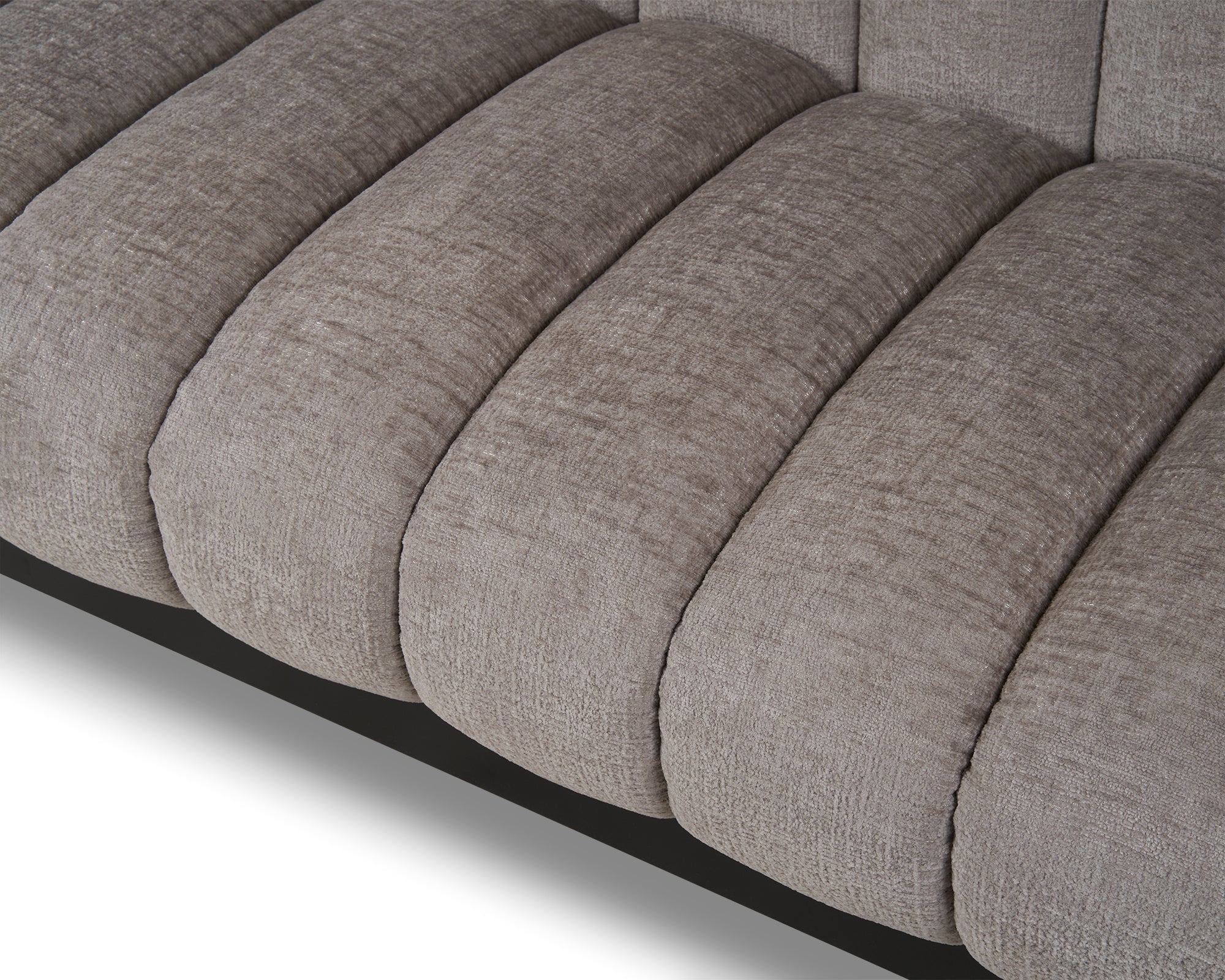 Keiron Sofa  -  Bennet Grey/Matt Black