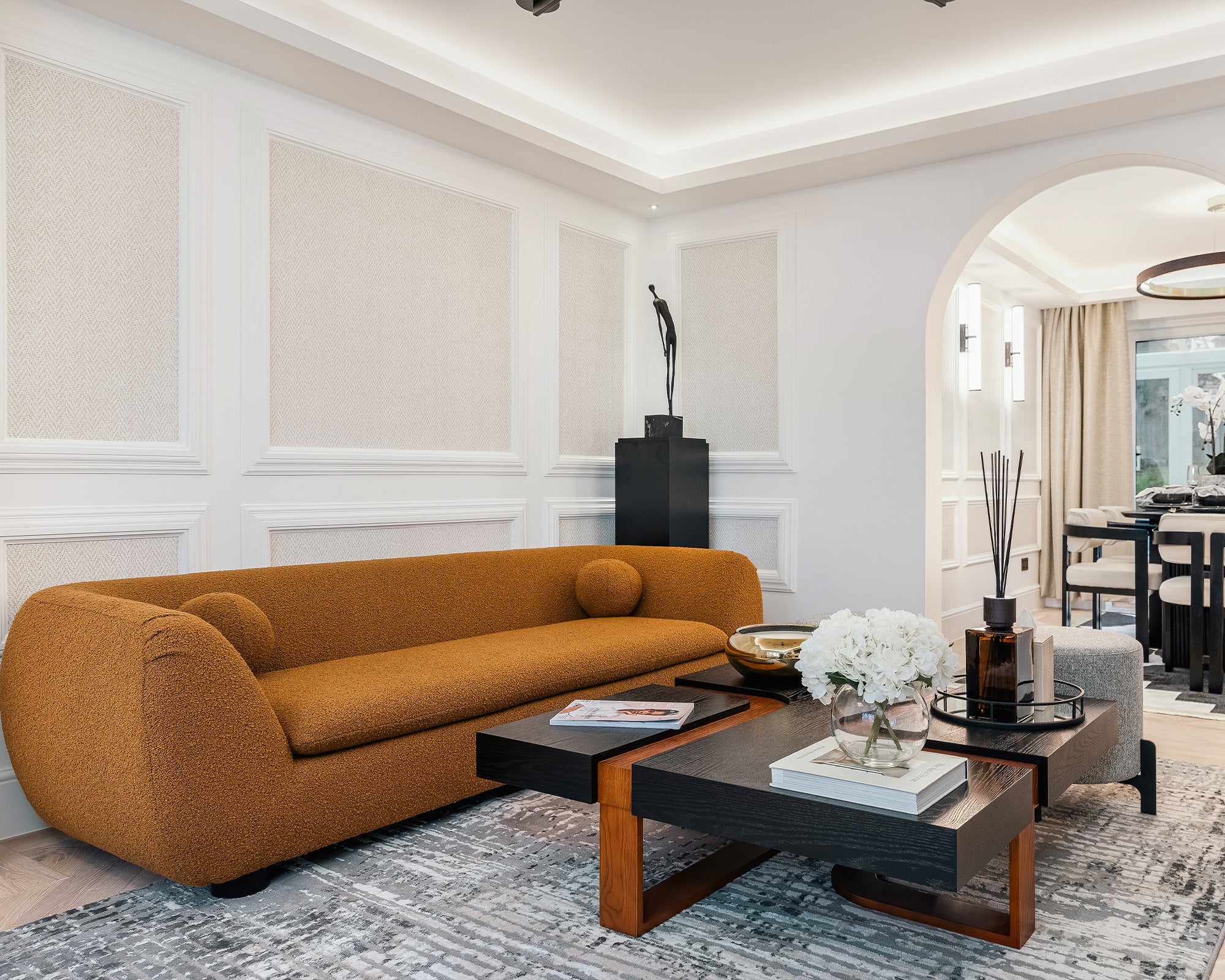 Hudson Sofa  -  Beau Clay Boucle