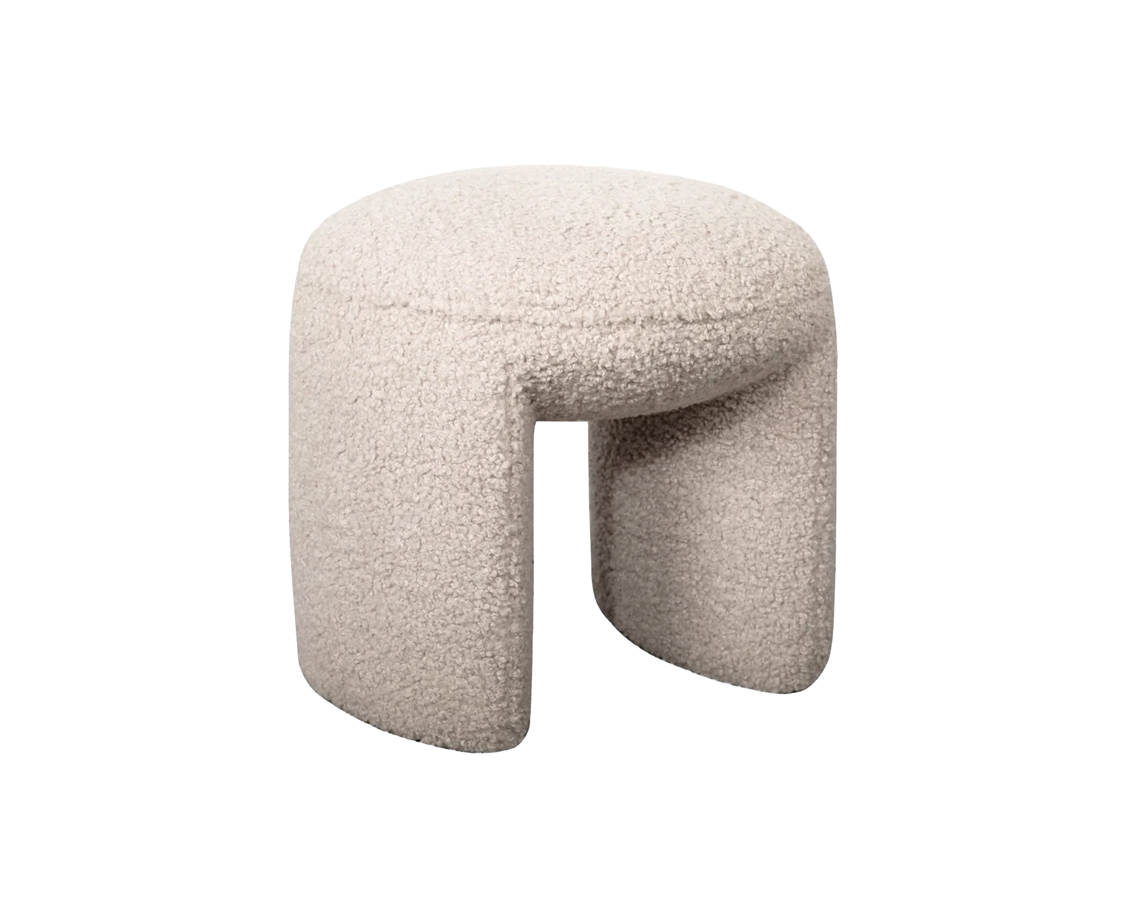 Liang & Eimil Kramer Stool in Alpaca Sand