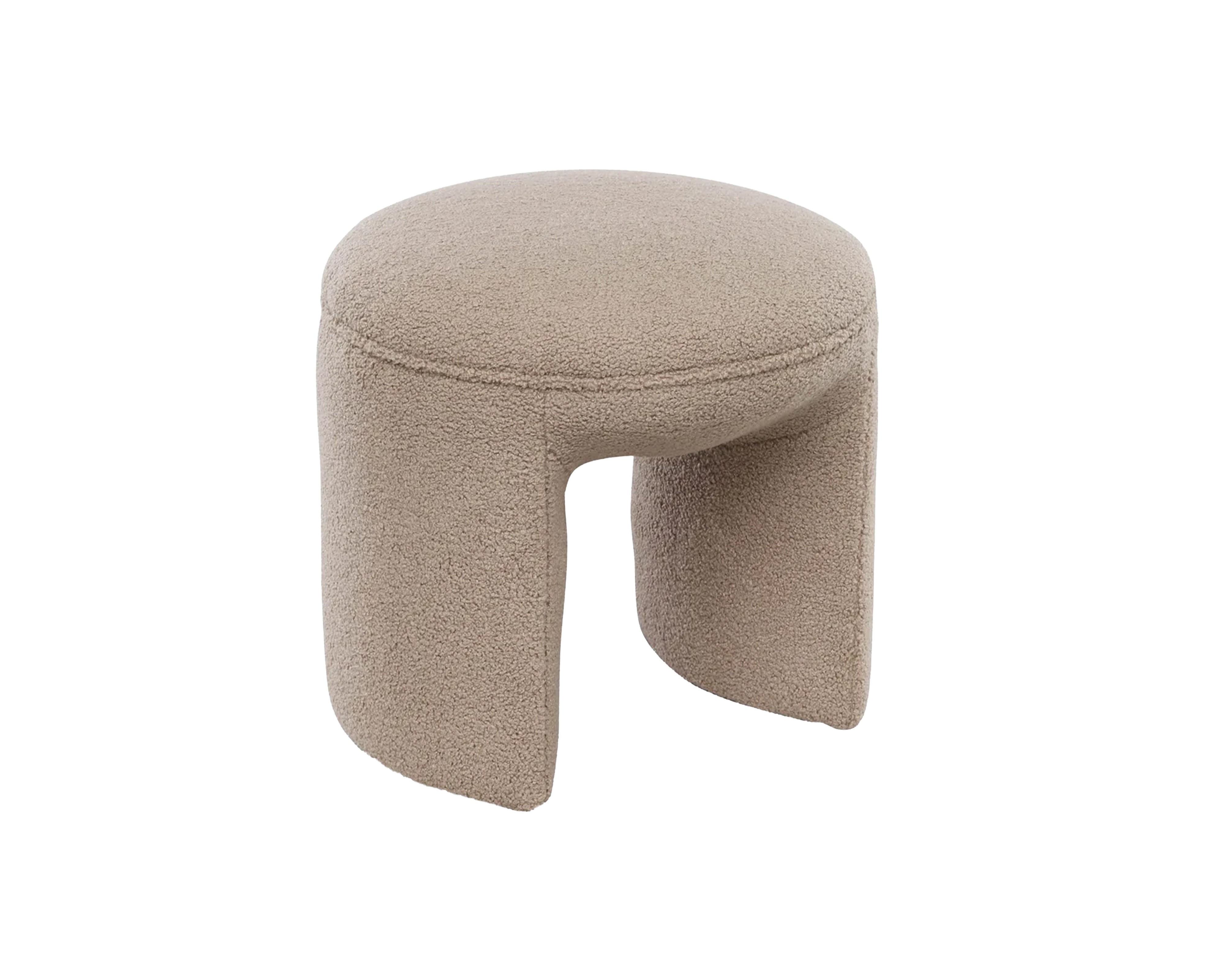 Liang & Eimil Kramer Stool in Alpaca Taupe
