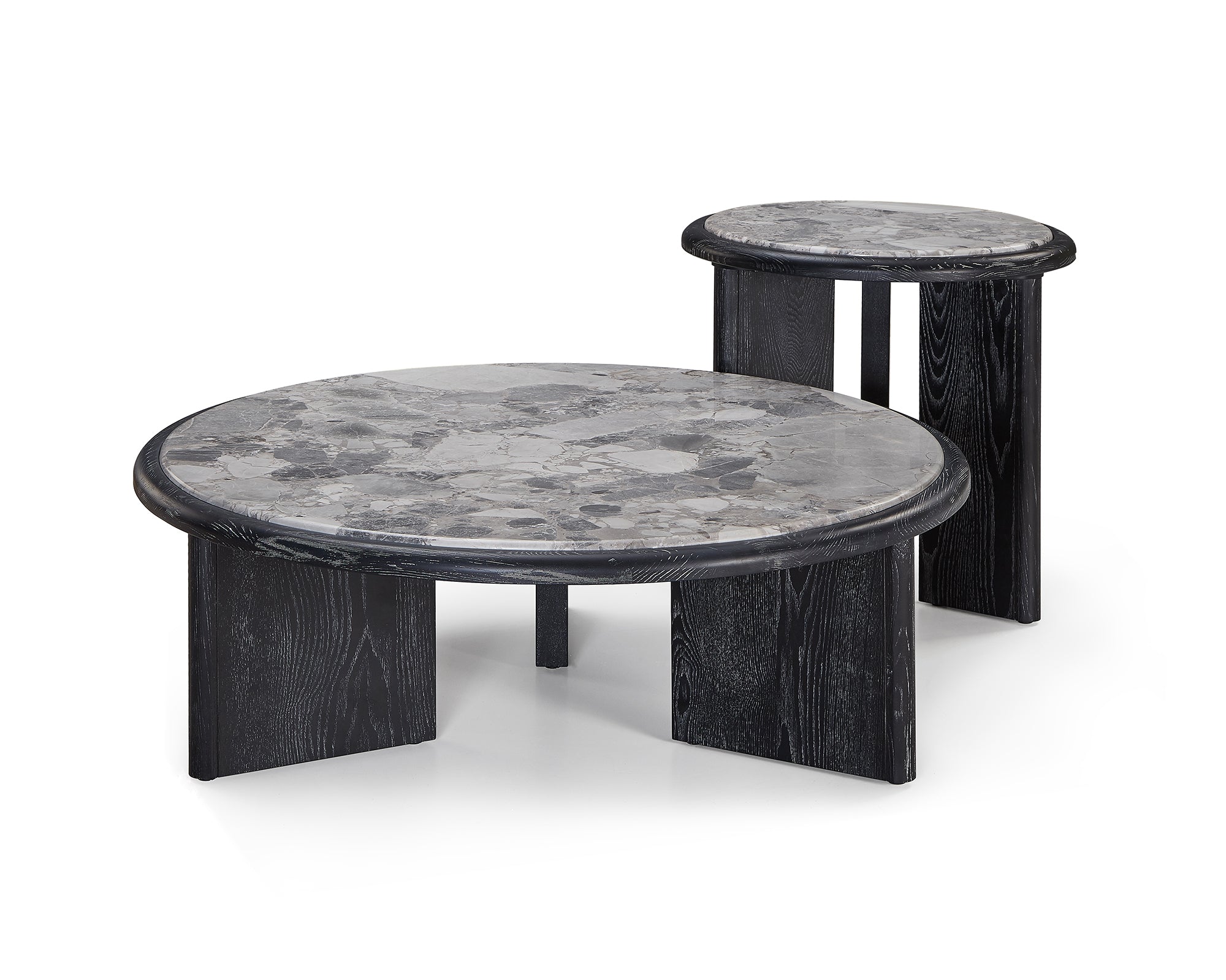 Herman Coffee Table   -  Oreo Grey/Ebony