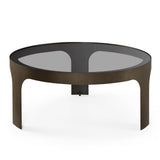 Arch Coffee Table   -  Antique Bronze/Smoked Black