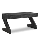 Zeta Desk  - Matt Black Ash Veneer
