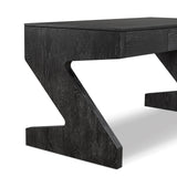 Zeta Desk  - Matt Black Ash Veneer