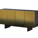 Dim Sideboard  - Black and Gold Ombre