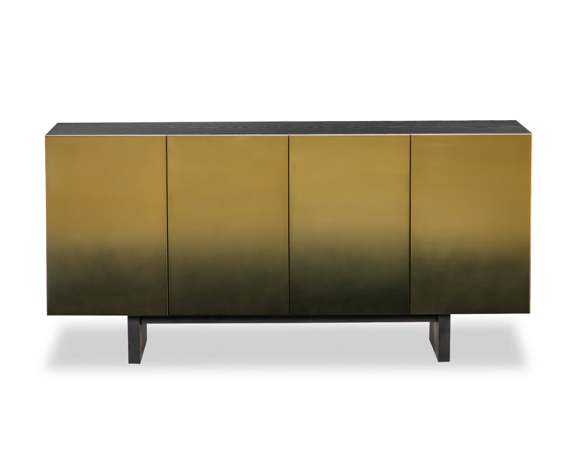 Dim Sideboard  - Black and Gold Ombre