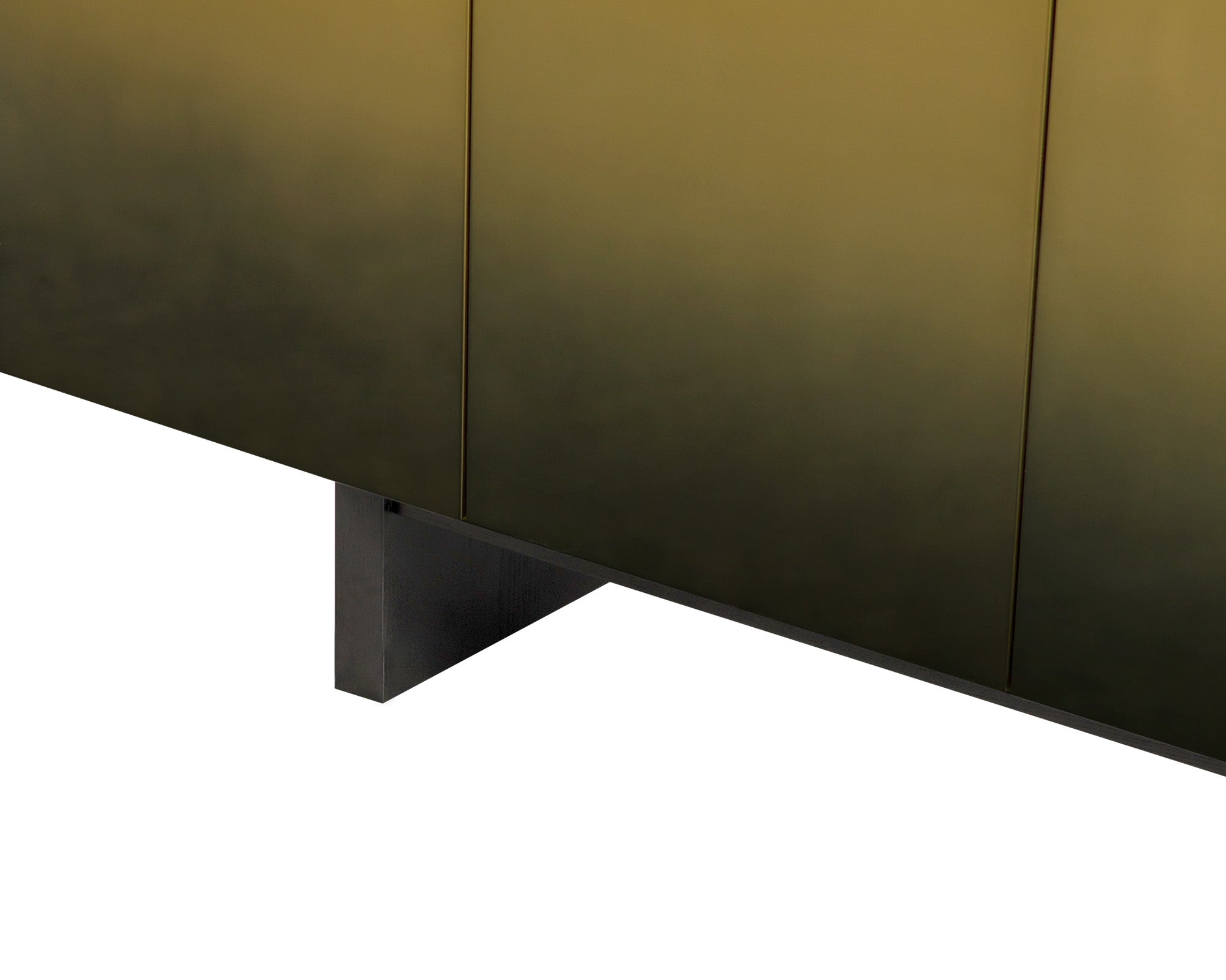 Dim Sideboard  - Black and Gold Ombre