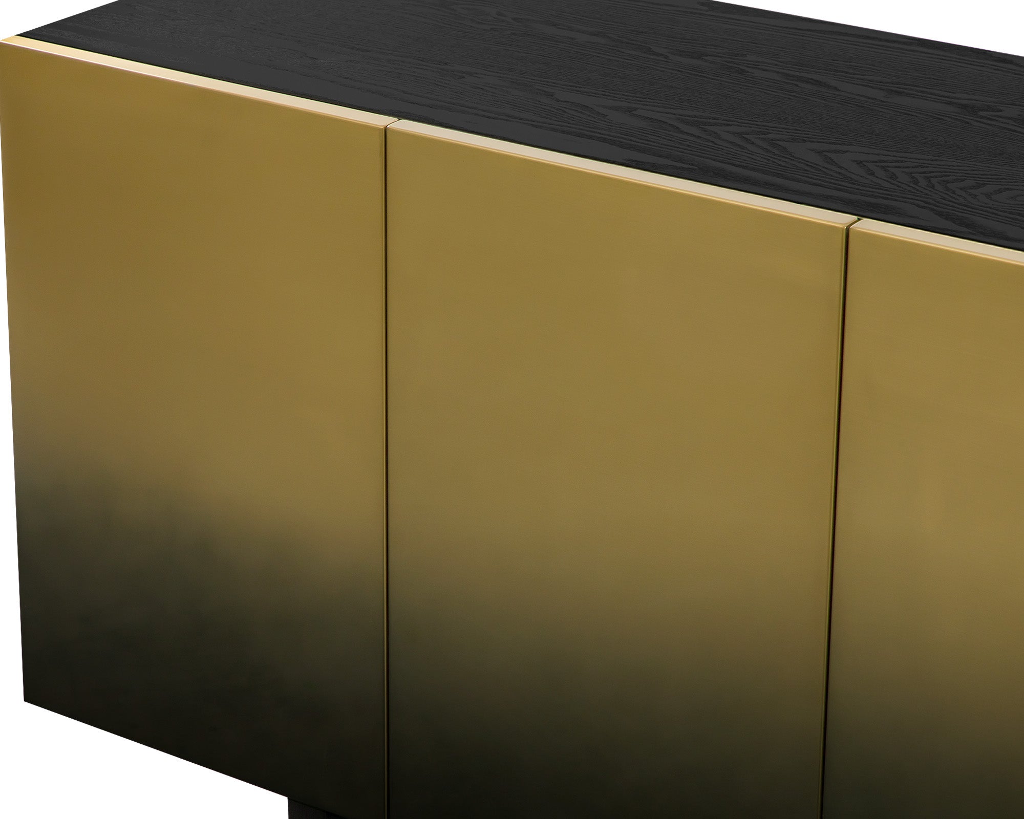 Dim Sideboard  - Black and Gold Ombre