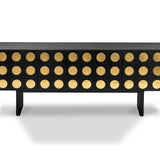 Montana  Sideboard - Black Ash Wood and Brushed Brass