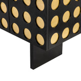 Montana  Sideboard - Black Ash Wood and Brushed Brass