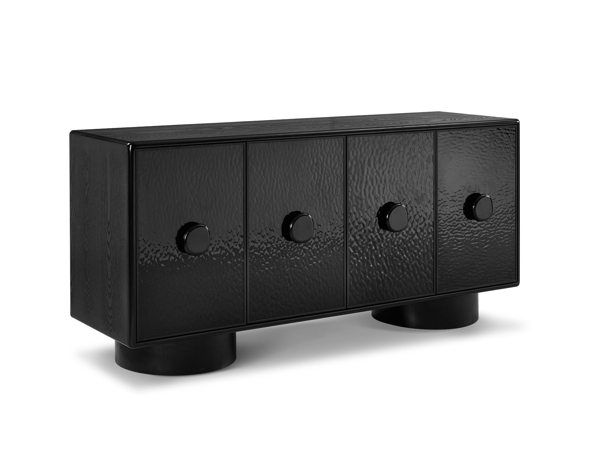 Sintra Sideboard  -  Black Wave Ash Veneer