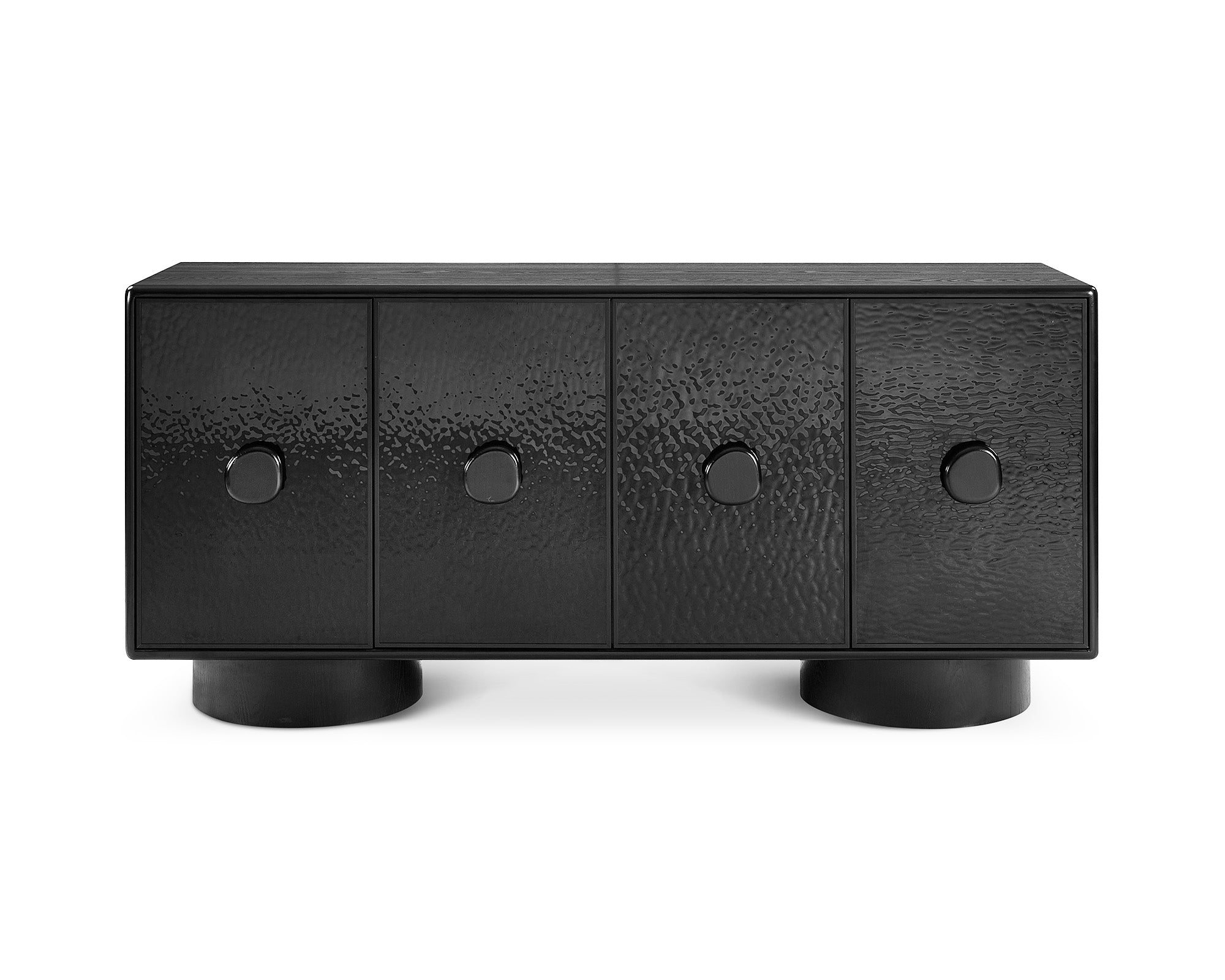 Sintra Sideboard  -  Black Wave Ash Veneer