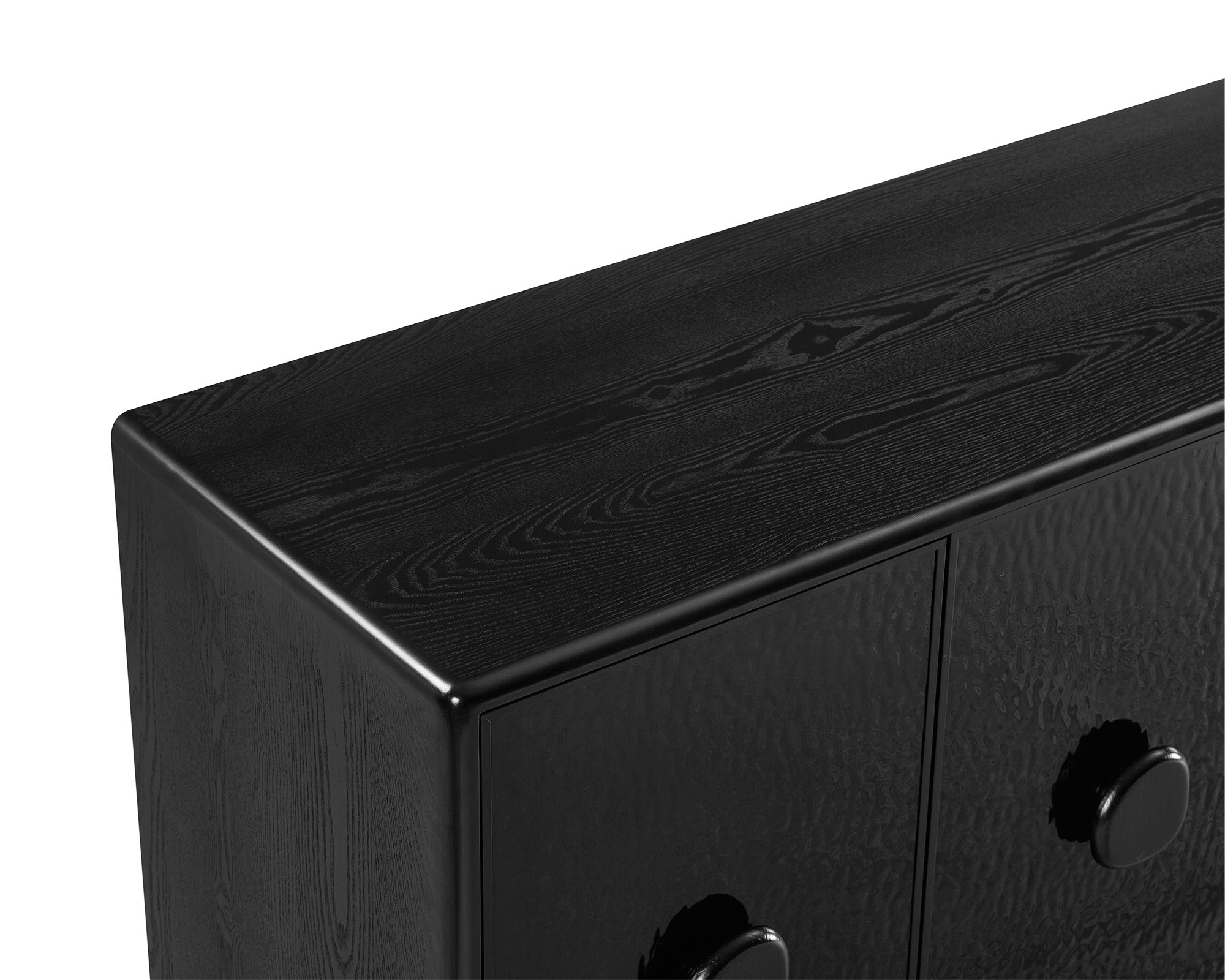 Sintra Sideboard  -  Black Wave Ash Veneer