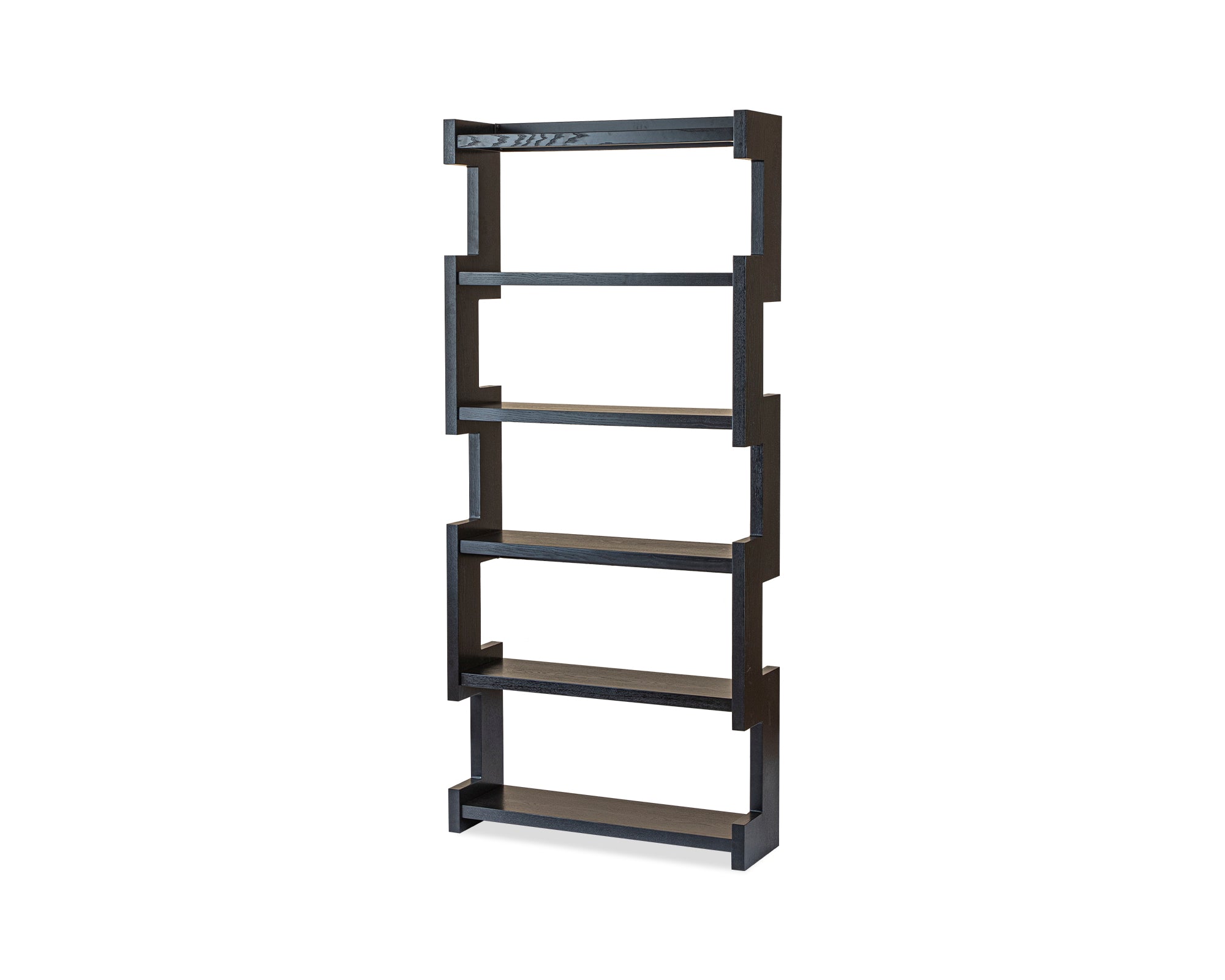 Aldoar Shelving - Black Ash Veneer