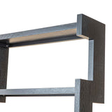 Aldoar Shelving - Black Ash Veneer