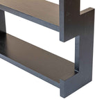 Aldoar Shelving - Black Ash Veneer
