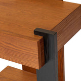 Bugano Bedside Table - Classic Brown